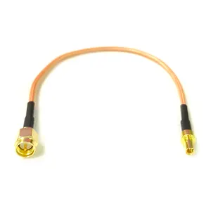 Kabel Koaksial RF OEM Kualitas Tinggi, SMA MCX BNC TNC MCX MMCX N UHF Konektor Perempuan Pria dengan Kabel RG174 RG178 RG316 RG58