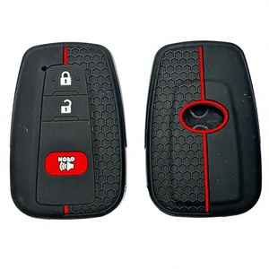 Housse de protection en silicone pour clé de voiture Honda Civic Accord HR-V CR-V CRV 2022 <span class=keywords><strong>2023</strong></span> 4 5 boutons, coque de clé de voiture, porte-clés, accessoires de voiture - Product Image 4