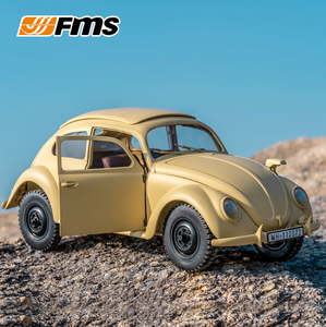 Voiture télécommandée FMS 1/12 Beetle Civilian peinte, modèle 4x4, avec chargeur et câble USB, 2 canaux, portée 80m, prête à l'emploi - Product Image 2