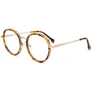 Classic Vintage <strong>Round</strong> Acetate Metal Optical <strong>Eyeglasses</strong> Blue Light Blocking Spectacles <strong>Frames</strong> for Men and Women - Product Image 5