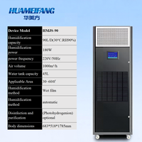 Humidificateur à roulettes électrique automatique neuf en acier inoxydable, 90L/jour, 220V, fonction unique, pour 60 m²