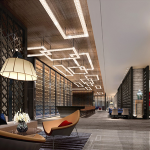 Diseño de Interiores de Hotel de Lujo de 5 Estrellas, Espacio Arquitectónico de Resort junto al Lago, Soluciones de Alta Gama para Hoteles Premium - Product Image 3