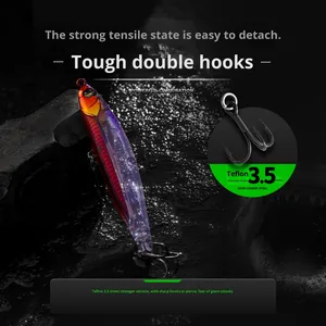 BIGBACKER FALLTRICK 28.5g Leurre crayon vibrant à coulée lourde pour lancer longue distance, pêche à la traîne en eau salée, impression 3D, HYPE01 - Product Image 3
