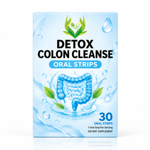 Bandes buvables détoxifiantes pour le nettoyage du côlon, marque privée OEM, avec extrait de Cascara Sagrada, favorisant le bien-être digestif, à dissolution rapide - Product Image 1
