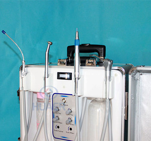 Unidad Dental portátil de alta velocidad, turbina de maleta Tpc, juego completo de rayos x, compresor de aire de succión móvil, Unidades Dentales - Product Image 2