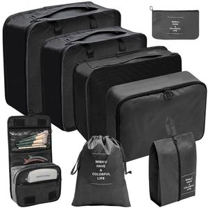 Wholesale 8 Pcs Compression Packing Cubes Set - <b>Low</b> MOQ - Durable Luggage Organizers for Travel Bags - Product Image 6