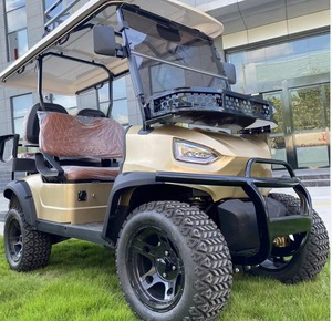 Voiturette de golf de luxe de rue électrique à 4 roues motrices 6 places à vendre avec batterie et moteur 5kw - Product Image 2