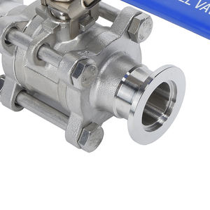 שסתומי ואקום <span class=keywords><strong>KF</strong></span> מנירוסטה, שסתום כדורי ידני 3 חלקים <span class=keywords><strong>KF</strong></span>/NW SS304 SS316L שסתום כדורי תלת-חלקי לוואקום עבור מוליכים למחצה - Product Image 5