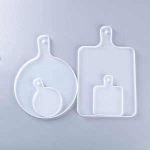 Homes unFood Grade DIY Kristall klare Epoxidharz formen Silikon griffs chale für Untersetzer - Product Image 3