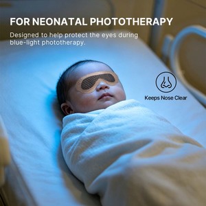 Máscara Ocular de Silicona Desechable para Fototerapia, Anti Luz Azul, para Bebés Prematuros <span class=keywords><strong>con</strong></span> <span class=keywords><strong>Ictericia</strong></span>, de 0 a 3 Años, Venta al Por Mayor - Product Image 4