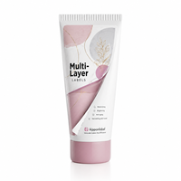 Étiquettes personnalisées multicouches pour cosmétiques, autocollantes, faciles à décoller, pour flacons/bocaux/tubes, crème pour les mains, impression dorée, étiquettes d'emballage