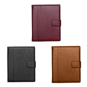 Cartelle personalizzate con tasche in pelle vegana Portfolio di cartelle di File per ufficio cartelle di archiviazione Portfolio - Product Image 5