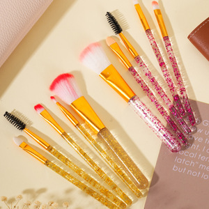 Juego de 5 <span class=keywords><strong>Brochas</strong></span> de Maquillaje con Cristales Brillantes, <span class=keywords><strong>Brochas</strong></span> Profesionales <span class=keywords><strong>para</strong></span> Corrector, Sombra de <span class=keywords><strong>Ojos</strong></span>, Delineador, Rubor <span class=keywords><strong>y</strong></span> Labios - Product Image 2