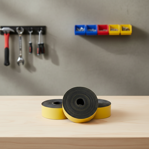 맞춤형 고밀도 난연 방수 테이프 자가 접착식 클로로프렌 폐쇄 셀 고무 스트립 - Product Image 1