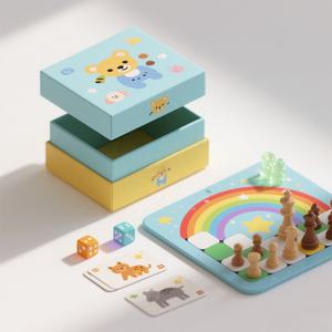 Kit de conception de <span class=keywords><strong>jeu</strong></span> de société OEM pour les jeux islamiques sur le thème du casino Anime avec plateaux en cuir pièces en carton - Product Image 1
