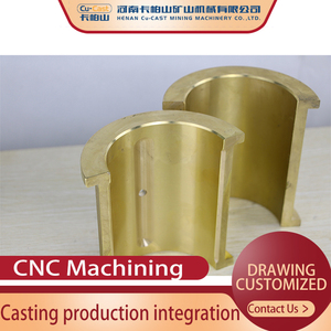 Buje de rodamientos de manga con brida Haishan C86300 Fundición al ras dividida en bronce - Product Image 3