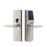 Cerradura de Puerta para Hotel de Alta Gama con Sistema de Software de Gestión, Tarjeta RFID, Sistema de Cerradura para Hotel con Estándar ANSI