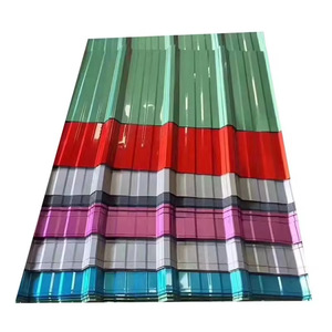 Lámina de Acero para Techos con Recubrimiento de Color, Corrugada, Prepintada y Galvanizada para Uso Doméstico y Comercial - Product Image 1