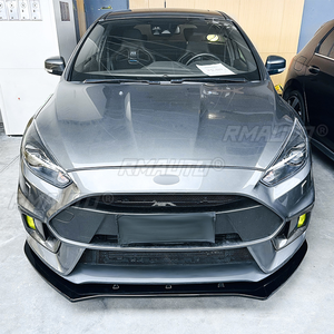 Pour Ford Focus RS MK3 2015 2016 2017 2018 : Lame de pare-chocs avant, protection technique, séparateur, diffuseur, spoiler, kit carrosserie, accessoires automobiles - Product Image 5