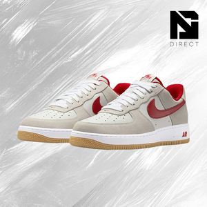 Nike Air Force 1 '07 Lv8 'photon Dust Varsity Red' Zapatos de exterior para hombre, zapatillas deportivas ligeras - Product Image 2