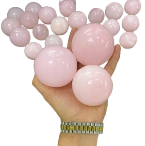Cristales al por Mayor de Alta Calidad, Esfera de Cuarzo Transparente Pulido, Bola de Cristal, Piedras Curativas para Meditación, Decoración Navideña - Product Image 1