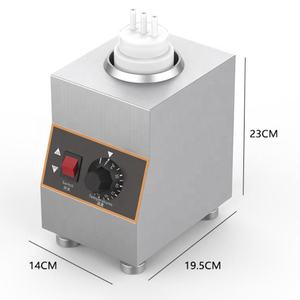 Kommerzieller Käse-Spender mit Wärmefunktion für Restaurants, 1/2/3 Flaschen, Saucenspender, Saucenwärmer - Product Image 5