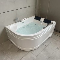 Baignoire Spa de Massage en Acrylique Multifonctionnelle pour 3 Adultes, Neuve d'Usine, pour Extérieur, Maison, Hôtel