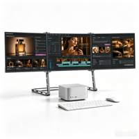 Moniteur portable triple LED IPS 16 pouces, vente en gros d'usine, 2560x1600 60Hz, 3HDMI, USB, haut-parleur intégré, compatible Mac, Android, iOS