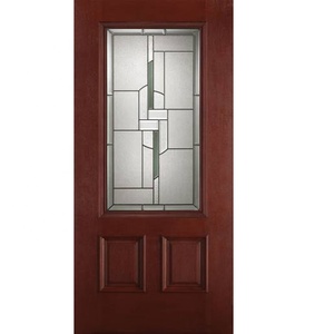 Portes <span class=keywords><strong>d</strong></span>'<span class=keywords><strong>entrée</strong></span> extérieures traditionnelles pour maisons, 36x80, fenêtres et portes <span class=keywords><strong>d</strong></span>'<span class=keywords><strong>entrée</strong></span> en fibre <span class=keywords><strong>de</strong></span> verre résistantes aux chocs, usage extérieur - Product Image 1