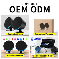 Altavoz para Juegos con Luces RGB en la Parte Delantera y Trasera, 20W RMS para PC y Teléfono, con Modo de Sonido para Juegos