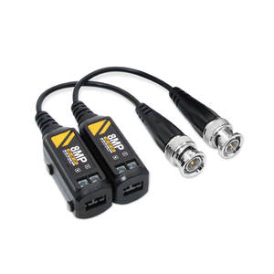 <span class=keywords><strong>Balun</strong></span> de Video Pasivo Simple de 8MP, 400M, AHD/CVI/TVI/CVBS, BNC RJ45, Transmisor de Par Trenzado, Monitor de Plástico Anti-interferencias - Product Image 4