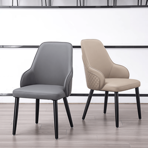 Ghế ăn tựa lưng bọc da sang trọng nhẹ nhàng - Product Image 5