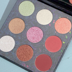 Cream Chestnut Gorgeous Rock Color Vibrant Contouring Sombra <span class=keywords><strong>de</strong></span> ojos Nueva paleta <span class=keywords><strong>de</strong></span> sombras <span class=keywords><strong>de</strong></span> ojos <span class=keywords><strong>de</strong></span> 9 colores - Product Image 4