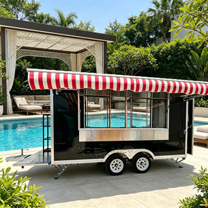 Portable Shawarma Trailer Premium Smoothie Food Truck CE Certified Catering Kitchen - Product Image 3