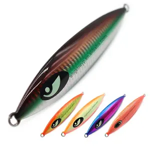 80g 100g 150g 200g 300g 350g Saltwater Fishing Fast Vertical Sinking Jig Lure Deep Sea Glow Metal Jigs