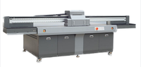Máquina de impresión de cama plana con cabezal de impresión industrial ricoh, máquina de curado UV LED de todos los tamaños disponible