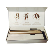 Custom Printed Flat Iron Customized Magnetic Gift Boxes Hair Straightener Packaging Boxes