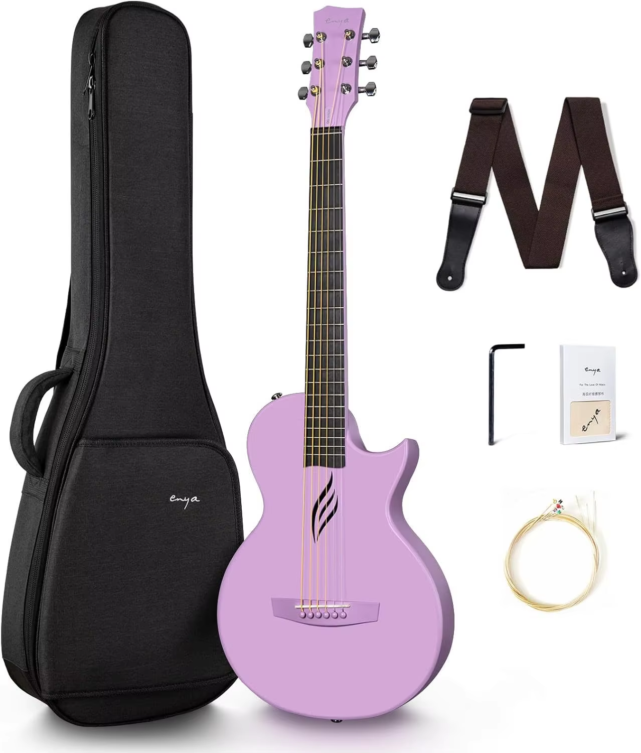 ギター Enya Nova Go Enya Nova Go Mini: Compact 1/4 Size Acoustic Guitars