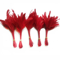Bande teinte 40-45cm Coque queue poulet coq plume pour artisanat bricolage Costume chapeau millnery accessoire fête carnaval mariage décor