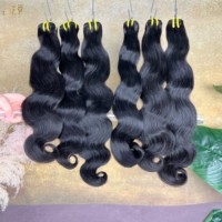 Lots de Cheveux Humains Vierges Bruts en Gros 12A 15A Cheveux Indiens Ondulés Cabellos Humanos Double Drawn Body Wave