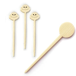 ผู้ผลิตสามารถปรับแต่งลิงส่วนบุคคลหยิบไม้ค๊อกเทลไม้ไผ่ขายส่ง - Product Image 1