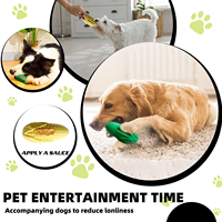 Jouet à mâcher en caoutchouc durable pour le nettoyage des dents des chiens divertissement pour animaux de compagnie de race moyenne et grande