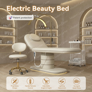 Juego de Muebles de Salón Madamcenter, Cama Facial Eléctrica para Spa Médico, Silla de Spa para Hotel, Tumbona, Cama de Spa Cómoda para Depilación - Product Image 2