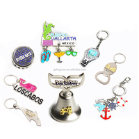 Aimants de réfrigérateur en métal souvenir de la Riviera Maya au Mexique, aimant de plage de Puerto Vallarta avec des breloques de lunettes de soleil et de tongs