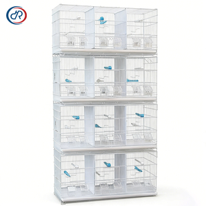 Jaula de Alambre de Hierro Metálico Apilable al por Mayor, Jaula de Cría <span class=keywords><strong>para</strong></span> Palomas y Loros, Suministros de Calidad <span class=keywords><strong>para</strong></span> Aves - Product Image 1