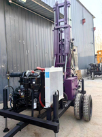 Vente Chaude RLD300 Foreuse Rotative sur Roues 78KW Moteur Diesel Hydraulique pour Forage Profond de Nappe Phréatique
