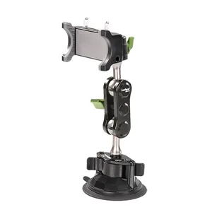 New Design High Quality Super Suction Cup Mount Phone Holder for Car with Universal Friction Arm for Short Video Media