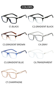 Kacamata Optik Bisnis Mode Terbaru 2025 Rotasi 180 Derajat Bingkai Kacamata TR90 Anti Cahaya Biru - Product Image 4