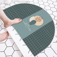Tapis de salle de bain, de prière, de pique-nique, de salon, rectangulaire moderne, absorbant l'eau, antidérapant, lavable, R STAR RS6-002, fourni par l'usine