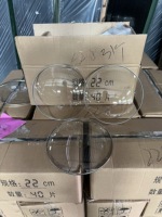 Couvercle en verre trempé de type C à dôme élevé direct d'usine pour ustensiles de cuisine casserole en céramique transparente avec bord en acier inoxydable pour pot de jade